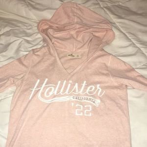 Pink crop top sweater